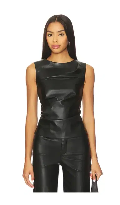 Joe's Jeans Meg Faux Leather Top | Thumbnail 1