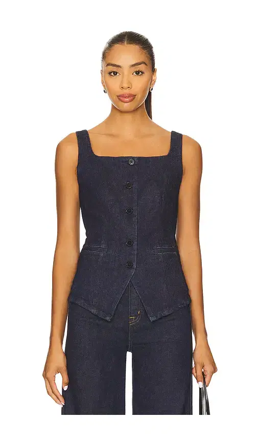SPANX Denim Vest