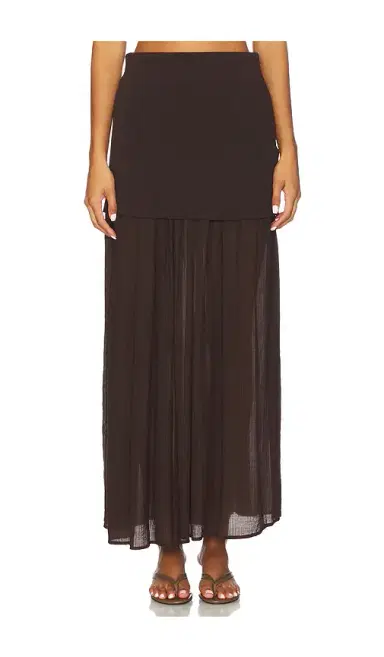 Line & Dot Rhone Mix-media Skirt | Thumbnail 1 Line & Dot Rhone Mix-media Skirt | Thumbnail 1