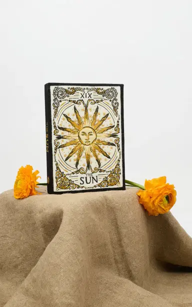Olympia Le-Tan The Sun XIX Book Clutch - Black - OS | Thumbnail 2