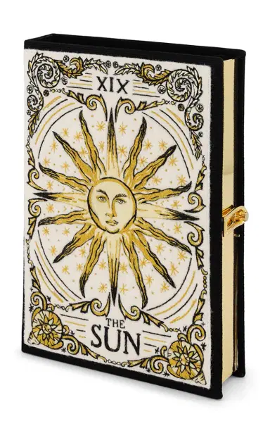 Olympia Le-Tan The Sun XIX Book Clutch - Black - OS | Thumbnail 6