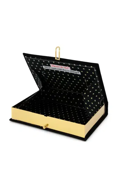 Olympia Le-Tan The Sun XIX Book Clutch - Black - OS | Thumbnail 7