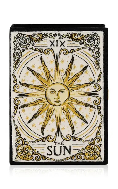 Olympia Le-Tan The Sun XIX Book Clutch - Black - OS | Thumbnail 1
