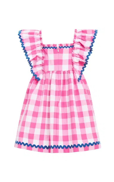 Sea Neci Gingham Flutter Slv Dress | Thumbnail 2