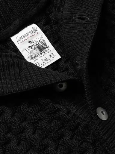 S.N.S. Herning Stark Textured Virgin Wool Cardigan - Men | Thumbnail 4