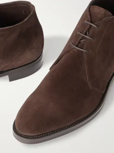 Edward Green Shanklin Suede Chukka Boots - Men | Thumbnail 5 Edward Green Shanklin Suede Chukka Boots - Men | Thumbnail 5