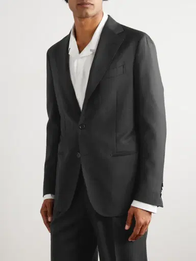De Petrillo Napoli Virgin Wool Suit Jacket - Men | Thumbnail 3 De Petrillo Napoli Virgin Wool Suit Jacket - Men | Thumbnail 3