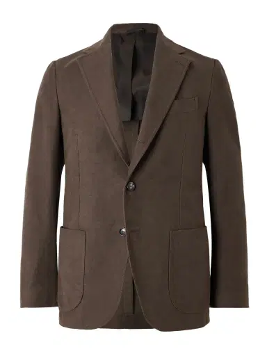 De Petrillo Posillipo Slim-Fit Unstructured Cotton Suit Jacket - Men | Thumbnail 1 De Petrillo Posillipo Slim-Fit Unstructured Cotton Suit Jacket - Men | Thumbnail 1