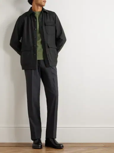 De Petrillo Wool and Cashmere-Blend Overshirt - Men | Thumbnail 2 De Petrillo Wool and Cashmere-Blend Overshirt - Men | Thumbnail 2