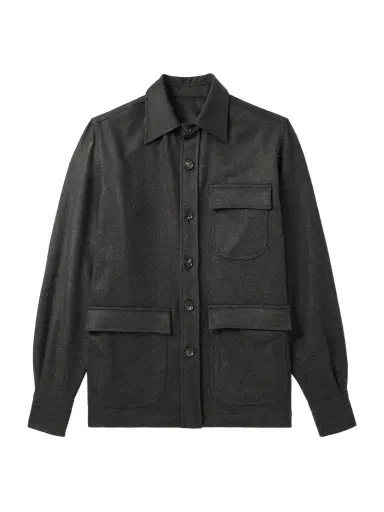 De Petrillo Wool and Cashmere-Blend Overshirt - Men | Thumbnail 1 De Petrillo Wool and Cashmere-Blend Overshirt - Men | Thumbnail 1