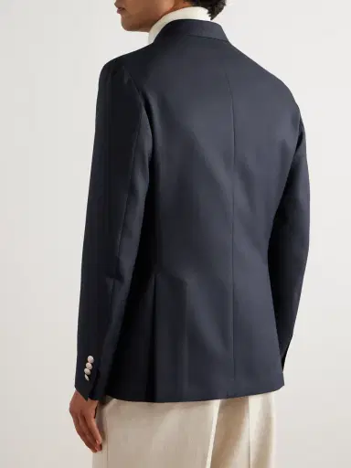 De Petrillo Sorrento Double-Breasted Wool-Twill Blazer - Men | Thumbnail 3 De Petrillo Sorrento Double-Breasted Wool-Twill Blazer - Men | Thumbnail 3