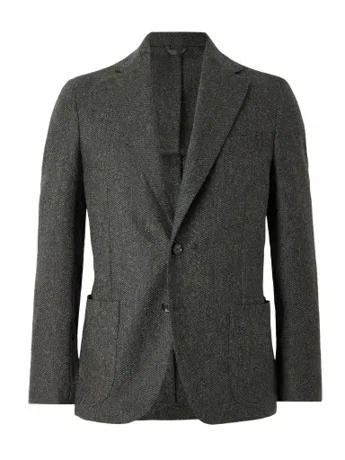 De Petrillo Posillipo Virgin Wool and Cashmere-Blend Blazer - Men | Thumbnail 1 De Petrillo Posillipo Virgin Wool and Cashmere-Blend Blazer - Men | Thumbnail 1
