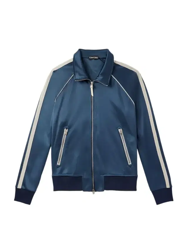 Striped Tech-Jersey Track Jacket - Men