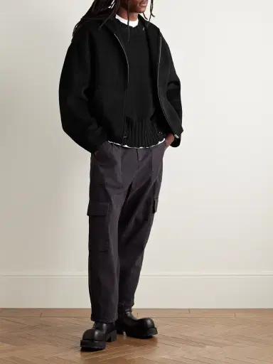 Acne Studios Doveria Double-Faced Wool and Cashmere-Blend Felt Hooded Jacket - Men | Thumbnail 2
