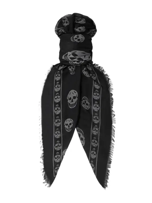 Fringed Printed Modal and Silk-Blend Scarf - Men