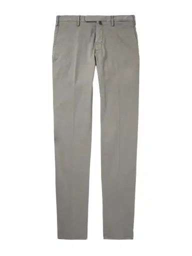 Incotex Incotex Straight-Leg Cotton-Blend Twill Trousers - Men | Thumbnail 1