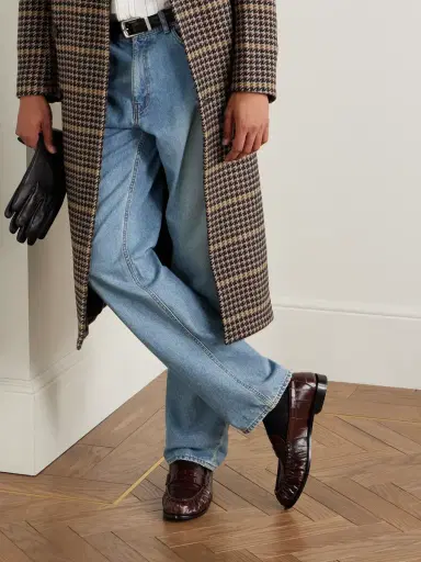 Saint Laurent Le Loafer Eel Penny Loafers - Men | Thumbnail 2