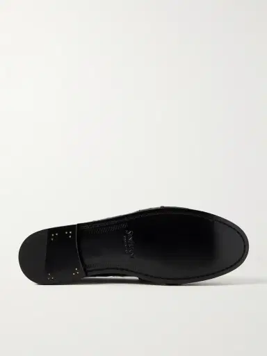 Saint Laurent Le Loafer Eel Penny Loafers - Men | Thumbnail 3