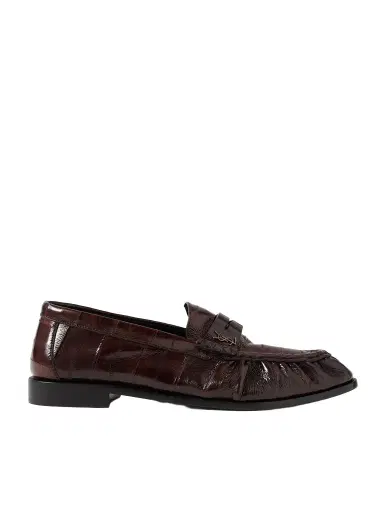 Saint Laurent Le Loafer Eel Penny Loafers - Men | Thumbnail 1