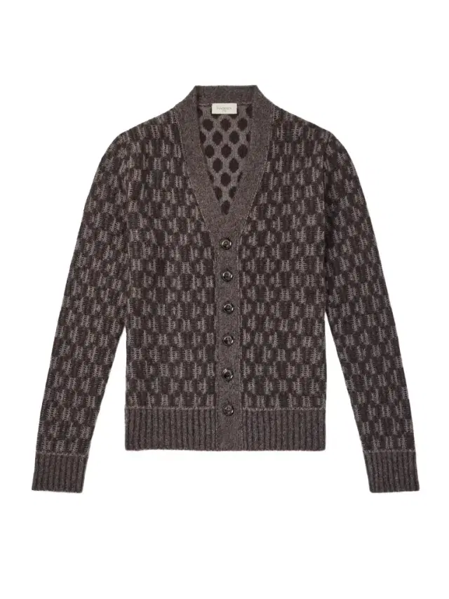 PIACENZA 1733 Jacquard-Knit Cashmere-Blend Cardigan - Men
