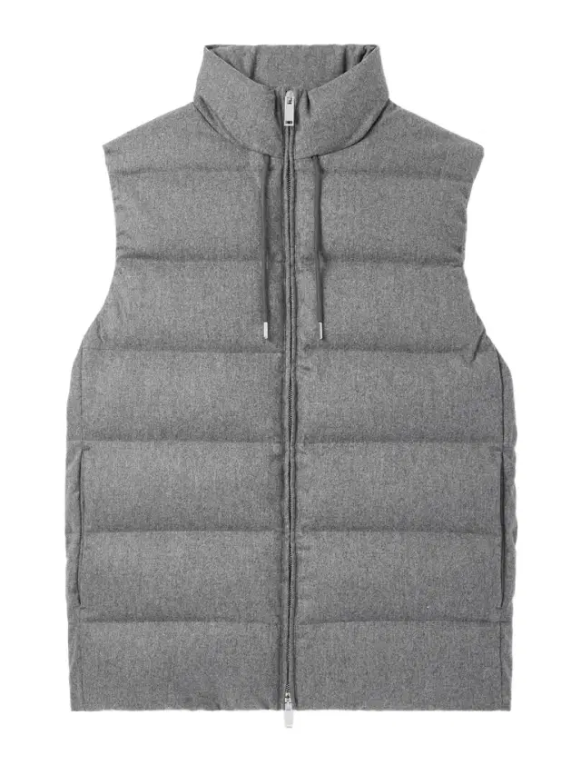 Incotex Montedoro Slim-Fit Quilted Wool and Cashmere-Blend Down Gilet - Men