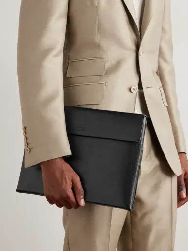 Tom Ford Full-Grain Leather Pouch - Men | Thumbnail 2 Tom Ford Full-Grain Leather Pouch - Men | Thumbnail 2