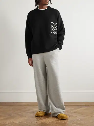 Loewe Anagram Logo-Intarsia Knitted Sweater - Men | Thumbnail 2