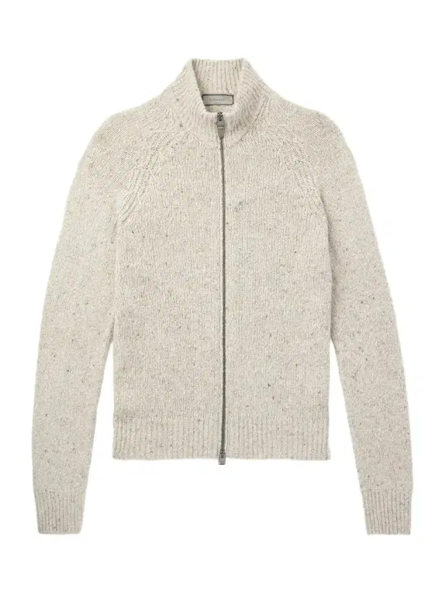 Canali Wool-Blend Zip-Up Cardigan - Men