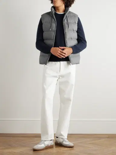 Incotex Incotex Wool and Cashmere-Blend Sweater - Men | Thumbnail 2 Incotex Incotex Wool and Cashmere-Blend Sweater - Men | Thumbnail 2