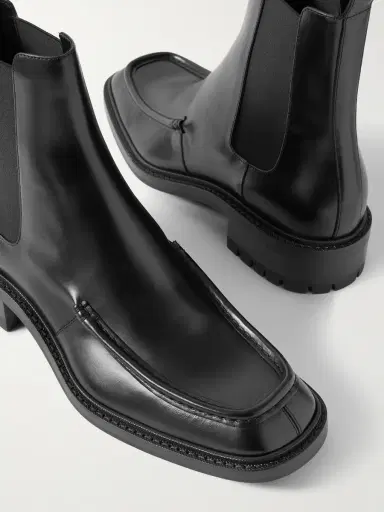 Saint Laurent Wesh Leather Chelsea Boots - Men | Thumbnail 5