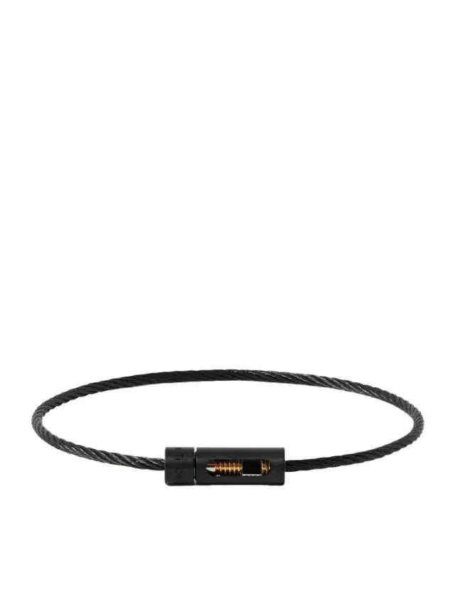 5g Recycled Titanium, Sterling Silver and 18-Karat Gold Bracelet - Men