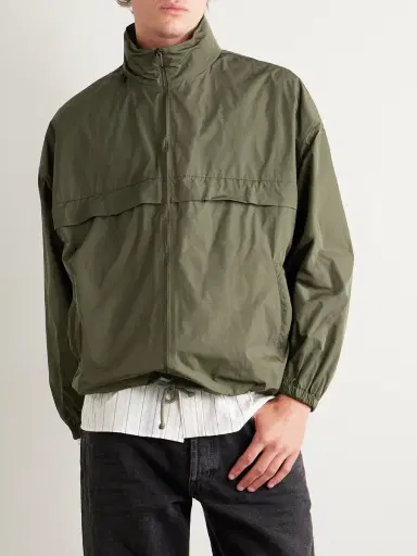 Saint Laurent Logo-Print Shell Blouson Jacket - Men | Thumbnail 3