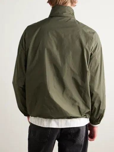 Saint Laurent Logo-Print Shell Blouson Jacket - Men | Thumbnail 4