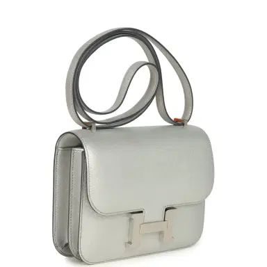 HERMÈS Hermes Constance 18 Argent Chevre Chamkilight Palladium Hardware | Thumbnail 2