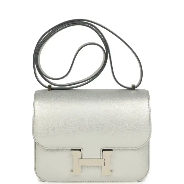hermes Hermes Constance 18 Argent Chevre Chamkilight Palladium Hardware