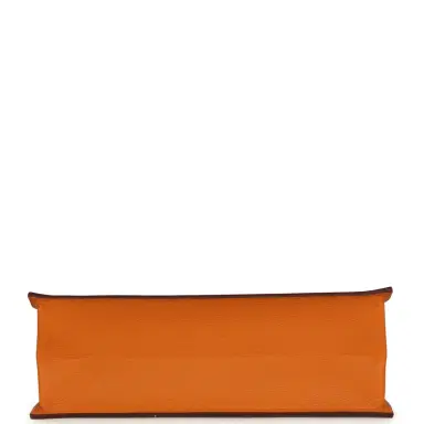 HERMÈS Hermes Kelly Danse Abricot Verso Evercolor Palladium Hardware | Thumbnail 6 HERMÈS Hermes Kelly Danse Abricot Verso Evercolor Palladium Hardware | Thumbnail 6