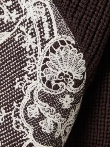 S.S. Daley Embroidered Ribbed Merino Wool Turtleneck Sweater | Thumbnail 5 S.S. Daley Embroidered Ribbed Merino Wool Turtleneck Sweater | Thumbnail 5