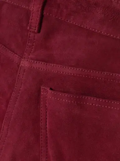 Joseph Duke Cropped Suede Straight-leg Pants | Thumbnail 4 Joseph Duke Cropped Suede Straight-leg Pants | Thumbnail 4