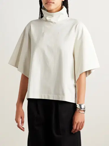 RÙADH The Orbital Organic Cotton-jersey Turtleneck T-shirt | Thumbnail 3 RÙADH The Orbital Organic Cotton-jersey Turtleneck T-shirt | Thumbnail 3