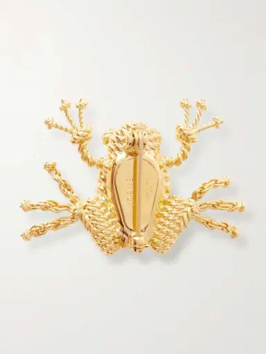 Loewe Frog Gold-tone Brooch | Thumbnail 3
