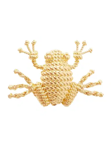 Loewe Frog Gold-tone Brooch | Thumbnail 1