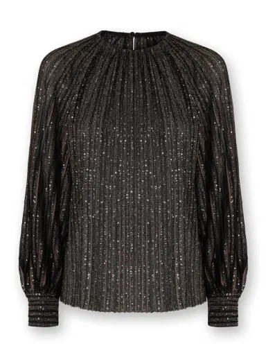Missoni Metallic Long Sleeve Blouse | Thumbnail 1