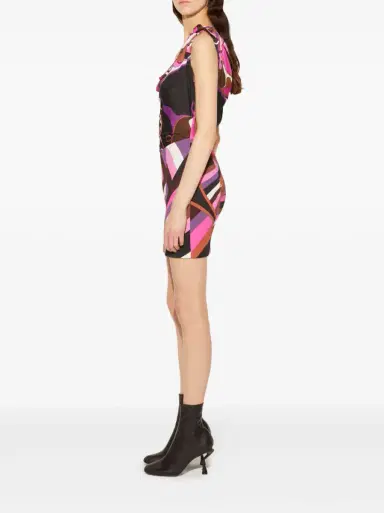 PUCCI Orchidee and Iride-Print Mini Dress | Thumbnail 3
