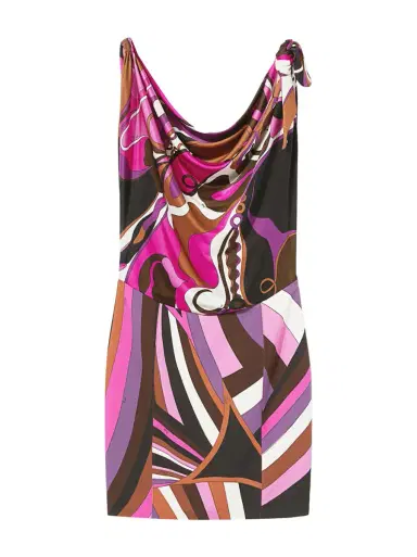 PUCCI Orchidee and Iride-Print Mini Dress | Thumbnail 1