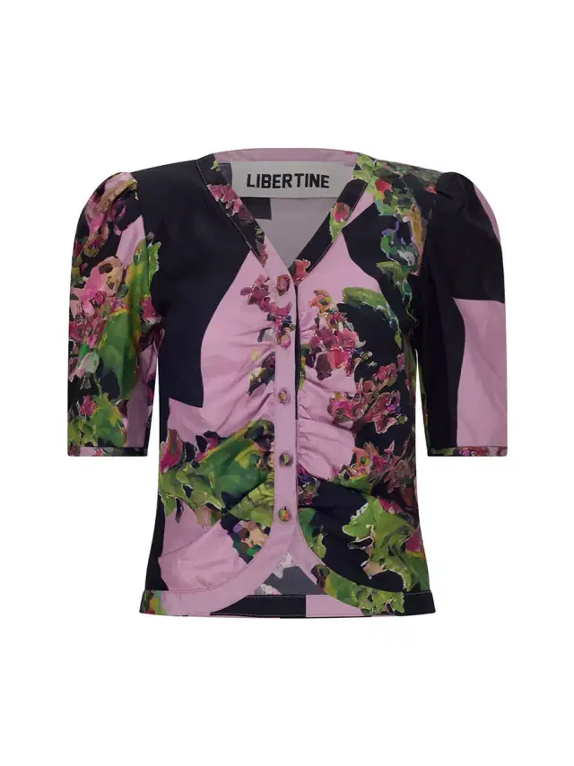 Libertine Pink London Terrace Silk Top