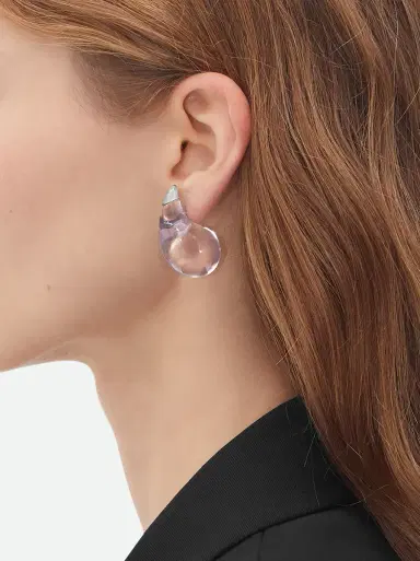 Bottega Veneta Resin Drop Earrings | Thumbnail 3