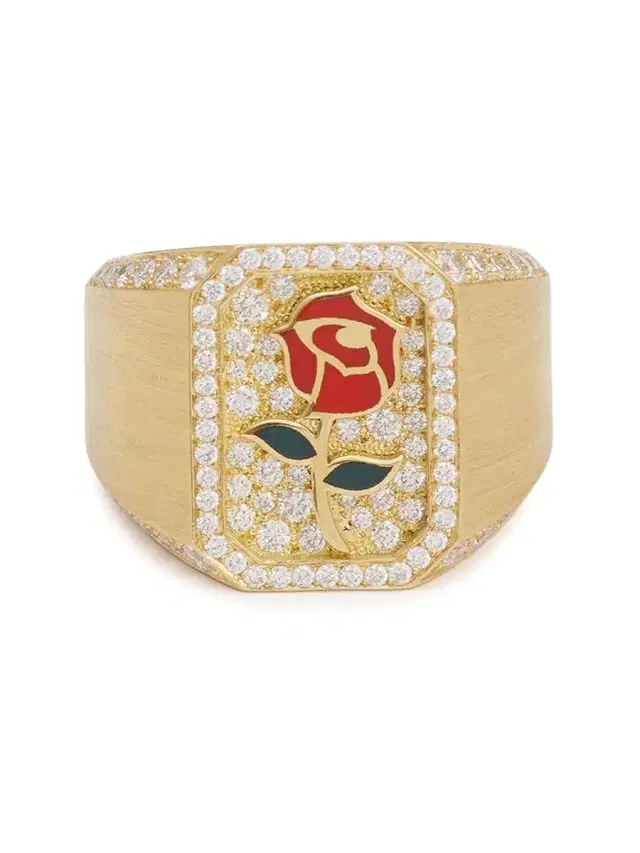 Rose Antique Signet Ring