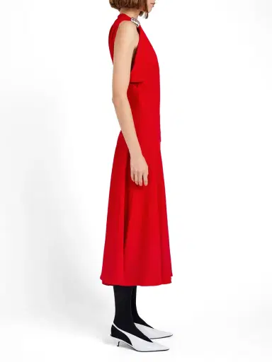 Proenza Schouler Rue Crepe Midi Dress | Thumbnail 3