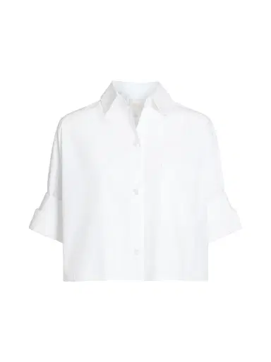 TWP SHIRT/NEXT EX CROP SS BUTTON DOWN | Thumbnail 1