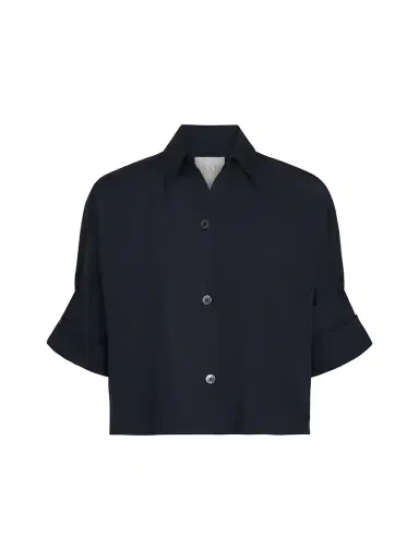 TWP SHIRT/NEXT EX CROP SS BUTTON DOWN | Thumbnail 1